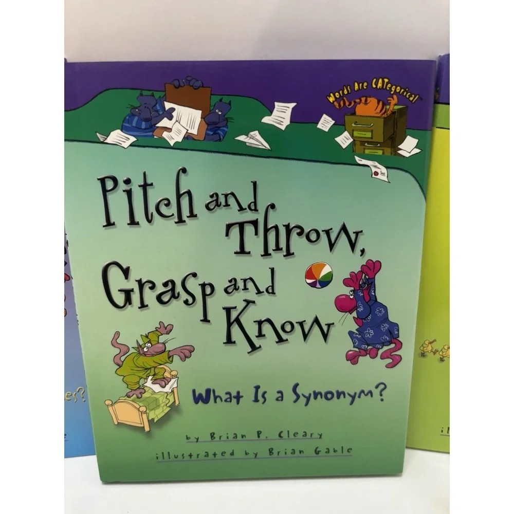 Lot of 3‎ Brian P Cleary - Words Are Categorical Series Hardcover w/ DJ